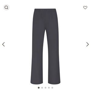 Skims Women's Wide Leg Gray Pants